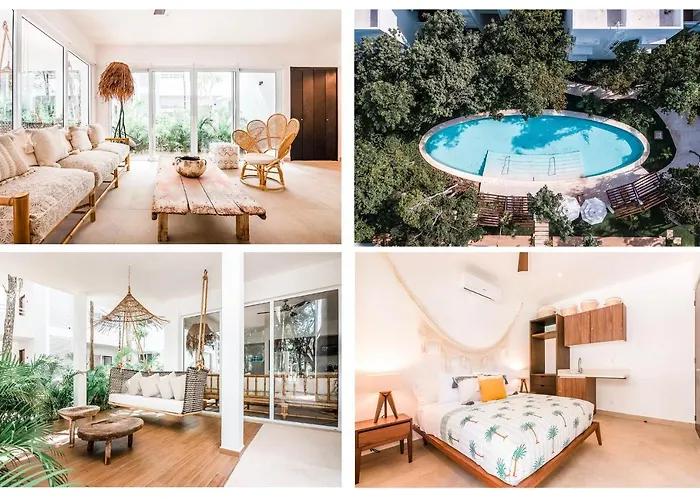 Apartment Charming Boho Entire W Patio Swing